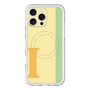 スリムプロテクションプレミアムケース with MagSafe［ オリジナル - initial color line - I yellow ］