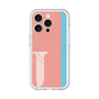 スリムプロテクションプレミアムケース with MagSafe［ オリジナル - initial color line - J pink ］