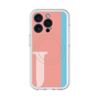 スリムプロテクションプレミアムケース with MagSafe［ オリジナル - initial color line - J pink ］