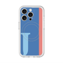 スリムプロテクションプレミアムケース with MagSafe［ オリジナル - initial color line - J blue ］