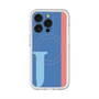 スリムプロテクションプレミアムケース with MagSafe［ オリジナル - initial color line - J blue ］