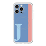 スリムプロテクションプレミアムケース with MagSafe［ オリジナル - initial color line - J blue ］