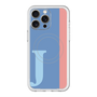 スリムプロテクションプレミアムケース with MagSafe［ オリジナル - initial color line - J blue ］