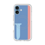 スリムプロテクションプレミアムケース with MagSafe［ オリジナル - initial color line - J blue ］