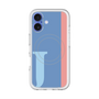 スリムプロテクションプレミアムケース with MagSafe［ オリジナル - initial color line - J blue ］
