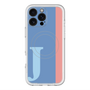 スリムプロテクションプレミアムケース with MagSafe［ オリジナル - initial color line - J blue ］