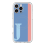 スリムプロテクションプレミアムケース with MagSafe［ オリジナル - initial color line - J blue ］