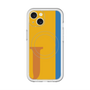 スリムプロテクションプレミアムケース with MagSafe［ オリジナル - initial color line - J orange ］
