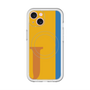 スリムプロテクションプレミアムケース with MagSafe［ オリジナル - initial color line - J orange ］