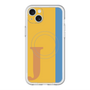 スリムプロテクションプレミアムケース with MagSafe［ オリジナル - initial color line - J orange ］