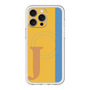 スリムプロテクションプレミアムケース with MagSafe［ オリジナル - initial color line - J orange ］