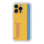スリムプロテクションプレミアムケース with MagSafe［ オリジナル - initial color line - J orange ］