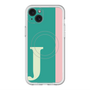 スリムプロテクションプレミアムケース with MagSafe［ オリジナル - initial color line - J green ］
