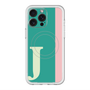 スリムプロテクションプレミアムケース with MagSafe［ オリジナル - initial color line - J green ］