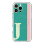 スリムプロテクションプレミアムケース with MagSafe［ オリジナル - initial color line - J green ］