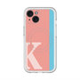 スリムプロテクションプレミアムケース with MagSafe［ オリジナル - initial color line - K pink ］