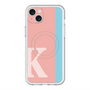 スリムプロテクションプレミアムケース with MagSafe［ オリジナル - initial color line - K pink ］