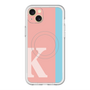 スリムプロテクションプレミアムケース with MagSafe［ オリジナル - initial color line - K pink ］