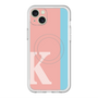 スリムプロテクションプレミアムケース with MagSafe［ オリジナル - initial color line - K pink ］