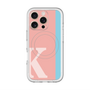 スリムプロテクションプレミアムケース with MagSafe［ オリジナル - initial color line - K pink ］