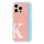 スリムプロテクションプレミアムケース with MagSafe［ オリジナル - initial color line - K pink ］