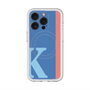 スリムプロテクションプレミアムケース with MagSafe［ オリジナル - initial color line - K blue ］
