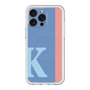 スリムプロテクションプレミアムケース with MagSafe［ オリジナル - initial color line - K blue ］