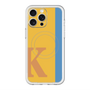 スリムプロテクションプレミアムケース with MagSafe［ オリジナル - initial color line - K orange ］