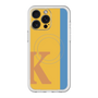 スリムプロテクションプレミアムケース with MagSafe［ オリジナル - initial color line - K orange ］