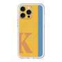 スリムプロテクションプレミアムケース with MagSafe［ オリジナル - initial color line - K orange ］