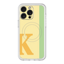 スリムプロテクションプレミアムケース with MagSafe［ オリジナル - initial color line - K yellow ］