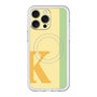 スリムプロテクションプレミアムケース with MagSafe［ オリジナル - initial color line - K yellow ］