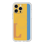スリムプロテクションプレミアムケース with MagSafe［ オリジナル - initial color line - L orange ］