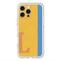 スリムプロテクションプレミアムケース with MagSafe［ オリジナル - initial color line - L orange ］