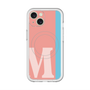 スリムプロテクションプレミアムケース with MagSafe［ オリジナル - initial color line - M pink ］