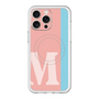 スリムプロテクションプレミアムケース with MagSafe［ オリジナル - initial color line - M pink ］