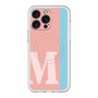スリムプロテクションプレミアムケース with MagSafe［ オリジナル - initial color line - M pink ］