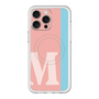 スリムプロテクションプレミアムケース with MagSafe［ オリジナル - initial color line - M pink ］