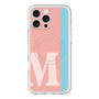 スリムプロテクションプレミアムケース with MagSafe［ オリジナル - initial color line - M pink ］