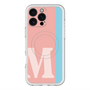 スリムプロテクションプレミアムケース with MagSafe［ オリジナル - initial color line - M pink ］