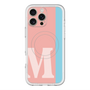 スリムプロテクションプレミアムケース with MagSafe［ オリジナル - initial color line - M pink ］