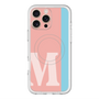 スリムプロテクションプレミアムケース with MagSafe［ オリジナル - initial color line - M pink ］