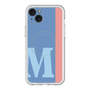 スリムプロテクションプレミアムケース with MagSafe［ オリジナル - initial color line - M blue ］