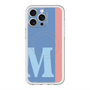スリムプロテクションプレミアムケース with MagSafe［ オリジナル - initial color line - M blue ］
