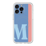 スリムプロテクションプレミアムケース with MagSafe［ オリジナル - initial color line - M blue ］
