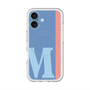 スリムプロテクションプレミアムケース with MagSafe［ オリジナル - initial color line - M blue ］