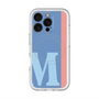 スリムプロテクションプレミアムケース with MagSafe［ オリジナル - initial color line - M blue ］