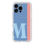 スリムプロテクションプレミアムケース with MagSafe［ オリジナル - initial color line - M blue ］