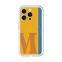 スリムプロテクションプレミアムケース with MagSafe［ オリジナル - initial color line - M orange ］