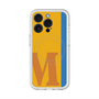 スリムプロテクションプレミアムケース with MagSafe［ オリジナル - initial color line - M orange ］
